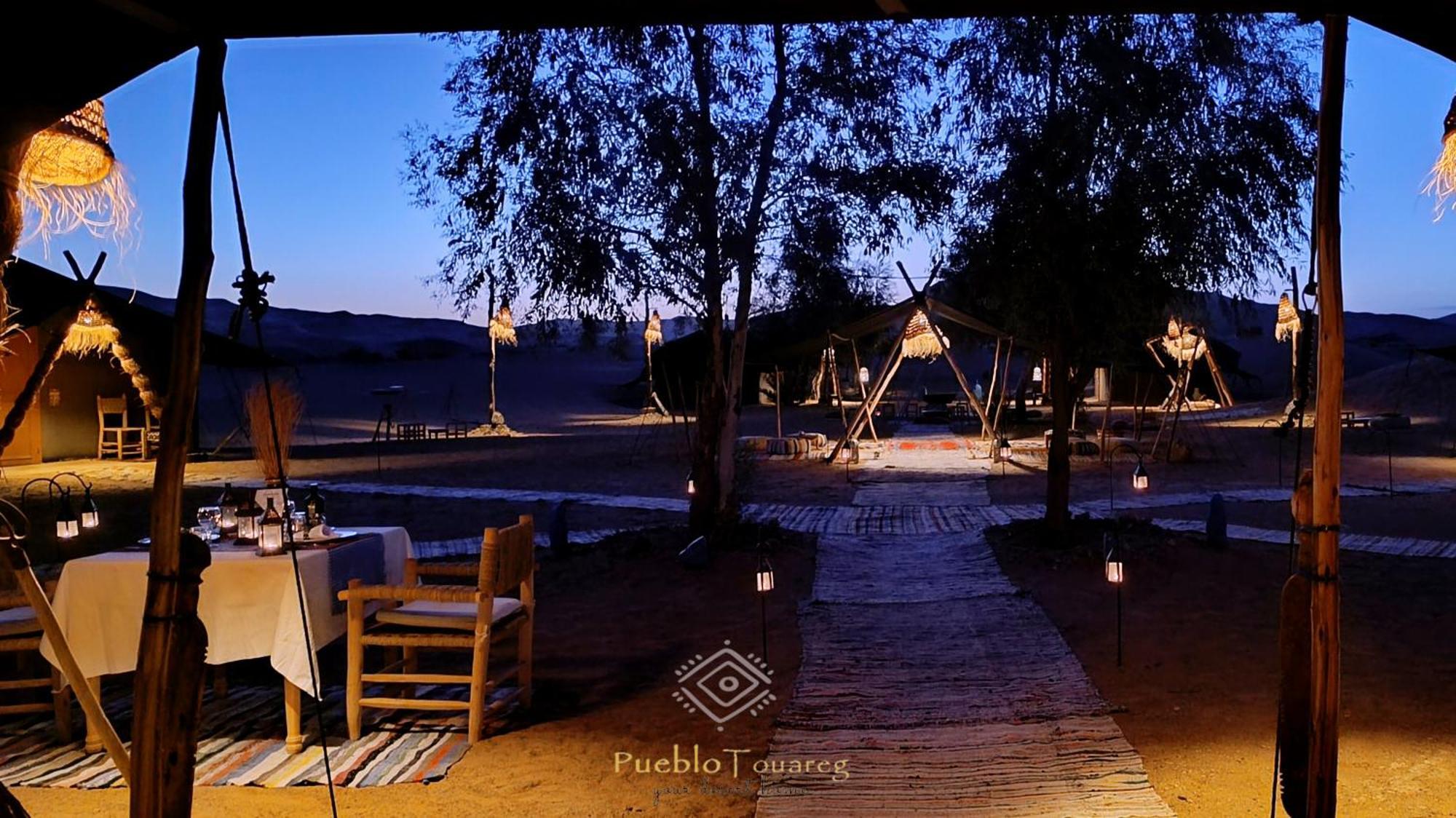 Pueblo Touareg - Private Tents Merzouga Buitenkant foto
