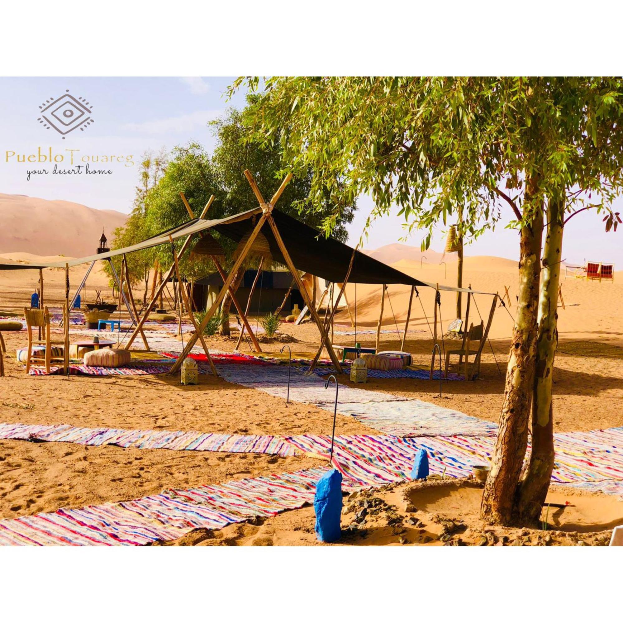 Pueblo Touareg - Private Tents Merzouga Buitenkant foto