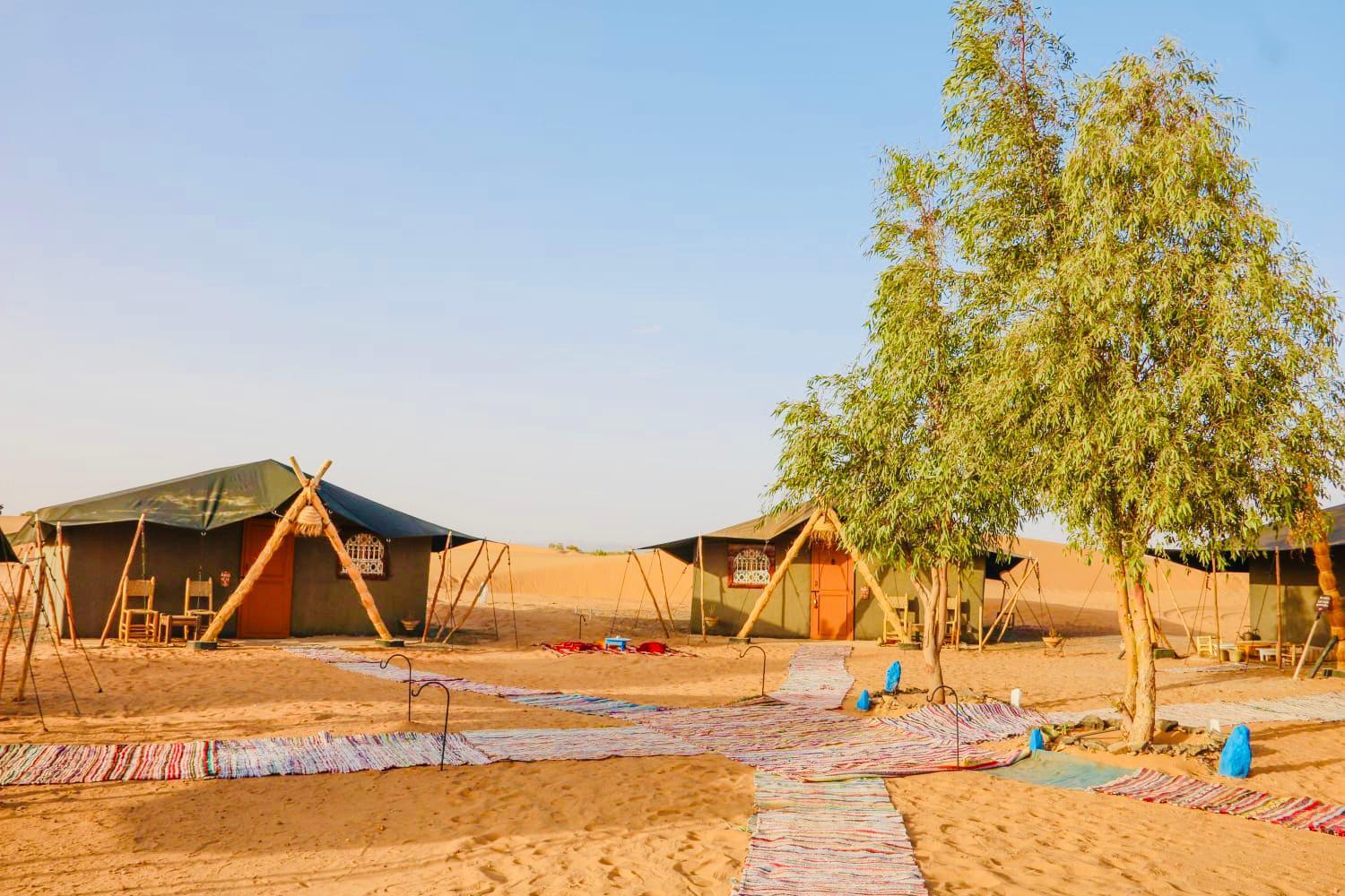 Pueblo Touareg - Private Tents Merzouga Buitenkant foto